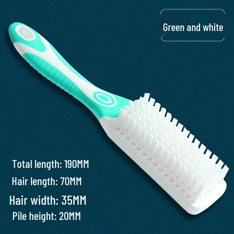 Shoe-Friendly Nano Soft Bristle Brush with Durable Extended Handle for Laundry and Dormitory Cleaning