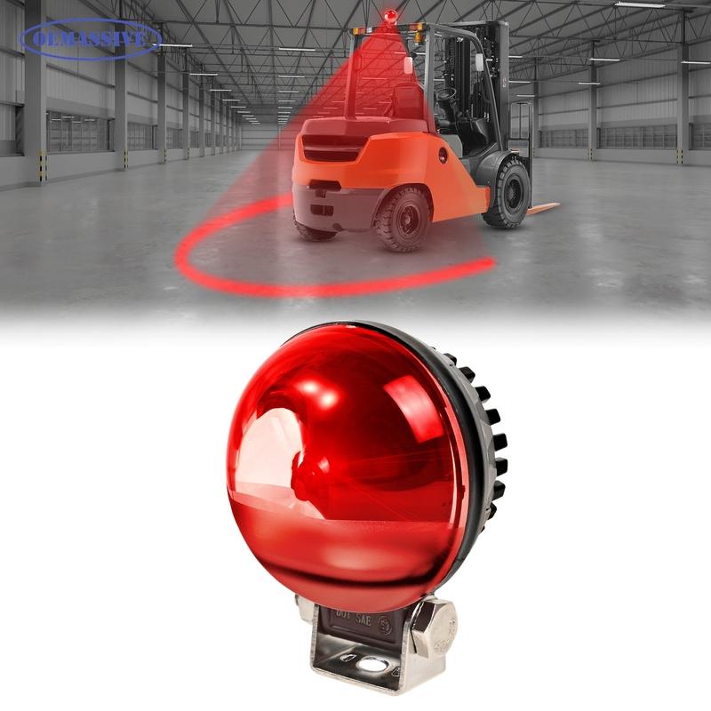 

Arch Arc Beam IP68 Red Forklift Truck Trailer LED Light Safety Warning Working Spot Lamp Indicator Pedestrian Warehouse 12V-110V