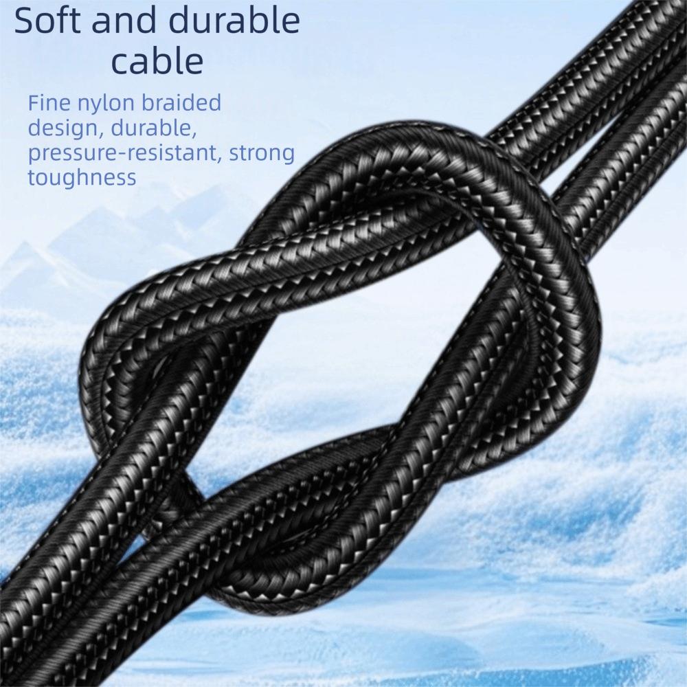 Round Hole USB Audio Cable Cd Grade Sound Quality Extension Audio Line USB To 3.5mm Cable AUX Audio Cable for Notebook