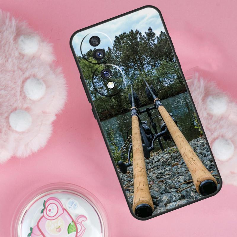 Carp Fishing Fish Case For Honor Magic 7 5 6 Lite Pro Honor 200 Pro 50 70 90 X9b X9a X8b X8a X8 X9 X9c Cover