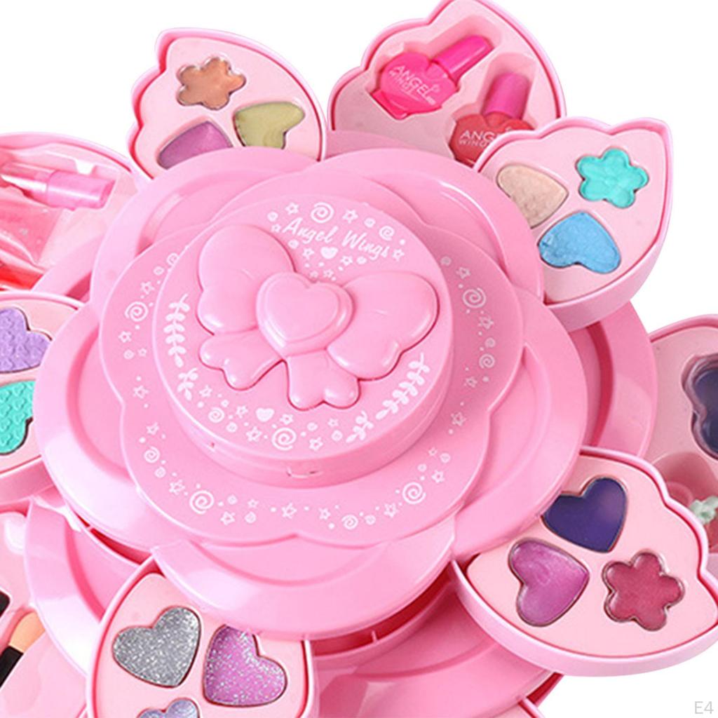 Children Makeup Playing Set, Cosmetic Kits Valentines Day Gifts for Kids