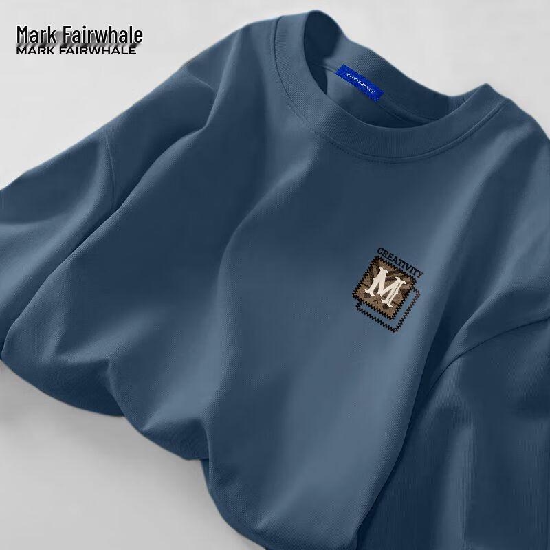 Mark Fairwhale Men s Loose-Fit Long Sleeve Cotton T-Shirt