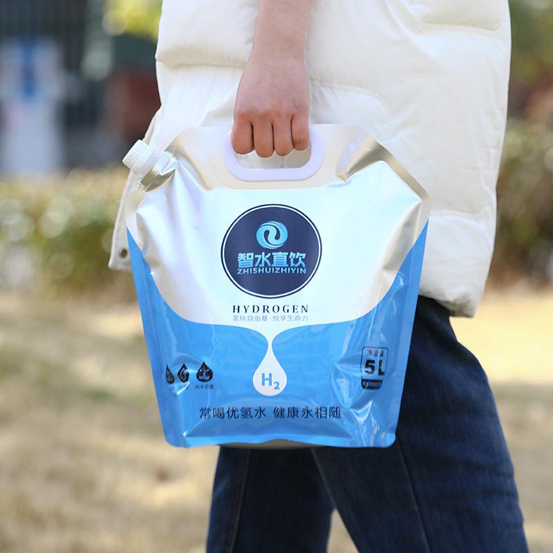Outdoor Mini Folding Water Bag Camping 5/8L Large Capacity Portable Water Bag Thickened Soft Food Grade Water Storage Bag