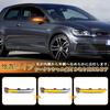 POPMOTORZ LED Sequential Mirror Turn Signals (Clear Lens, Pair / for VW Golf 7 & 7.5 etc.)