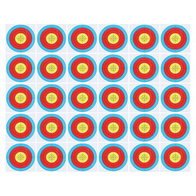 30PCS Shooting Paper Thickened Coated Paper Archery Paper Targets for Competitive Recurve