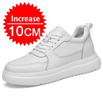 Mode Herren Sport Schuhe mit Höhenerhöhung neue innenliegende höhenerhöhende schwarze Schuhe echtes Leder unsichtbare höhenerhöhende Sport