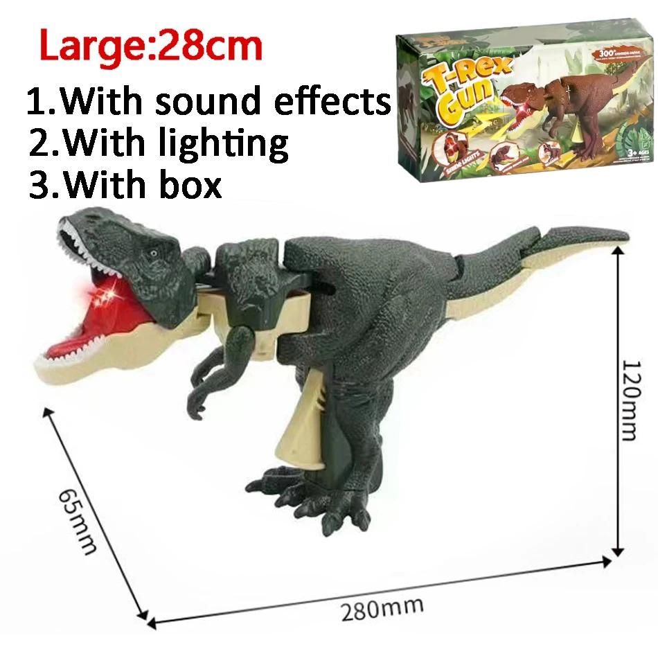 Dinosaurs Zazaza Press Dinosaurs Zaza Plaything With Sound Children'S Fidgeting Toys Relaxation Plaything Telescopic Swing Dino Model Kids