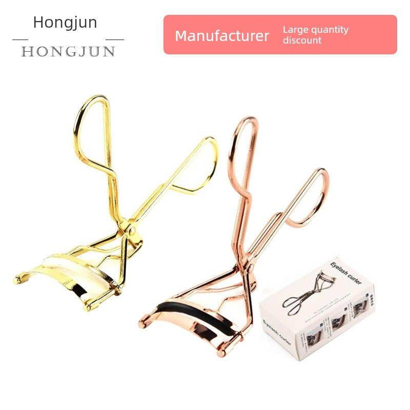 

Metal Portable Eyelash Curler Eyelash Curler Beginner Eyelash Curler Aid Beauty Makeup Tool Silver | Rose Gold Tuhao Gold Electroplated Silver