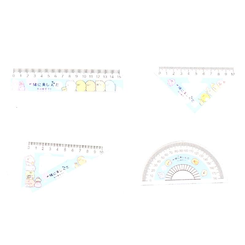4Pcs/Set 1:12 Dollhouse Simulation Learning Ruler Model Dollhouse Learning Props