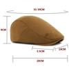 HT4889 Berets New Autumn Winter Cap for Men Women Artist Painter Knitted Beret Hat Male Female Ivy Flat Cap Adjustable Beret Cap