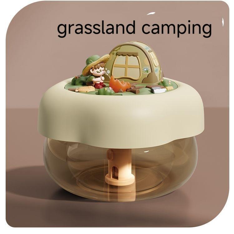 USB Cool Mist Humidifier with Night Light, Mini Portable Desktop Humidifier for Bedroom Office Home Travel, Quiet Air Humidifier for Moisturizing