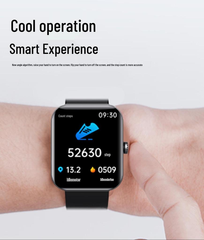 F57L Smart Sport Bracelet: Heart Rate, Blood Pressure, Body Temperature, Sleep Monitoring, Pedometer.
