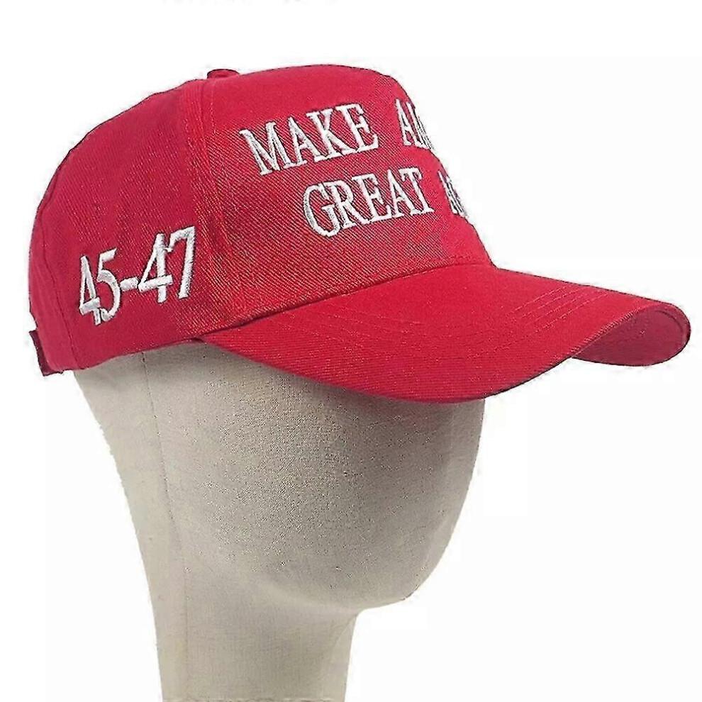 Trump 2024 MAGA RED Hat 45-47 Baseball Cap Make America Great Again