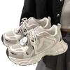 Fashion Women's Shoes Luxury Thick Sole Sneakers Fashion Casual Shoes Sneakers Women Mesh Breathable Thick Sole Tennis Vulcanized Shoes