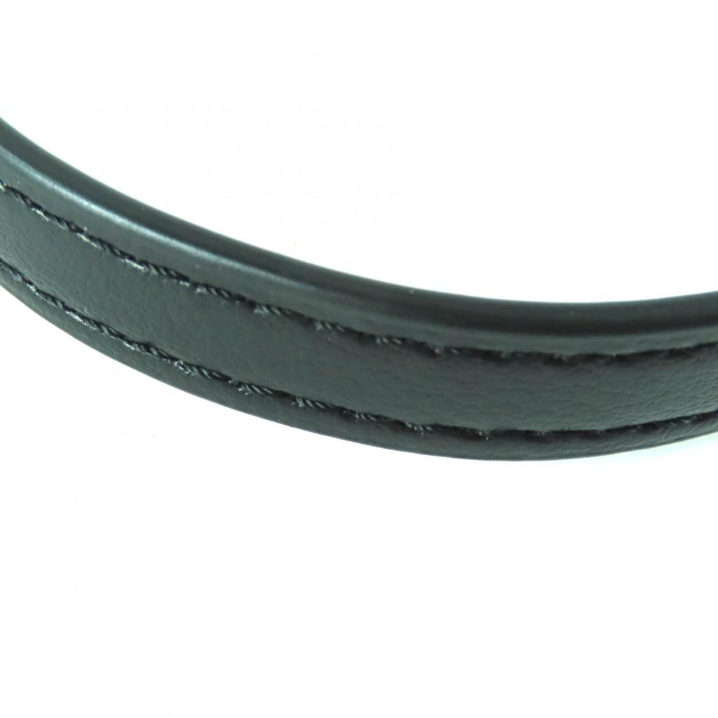 VASIC Shoulder Bag EMMA Logo engraved clasp design leather black leather Women Used