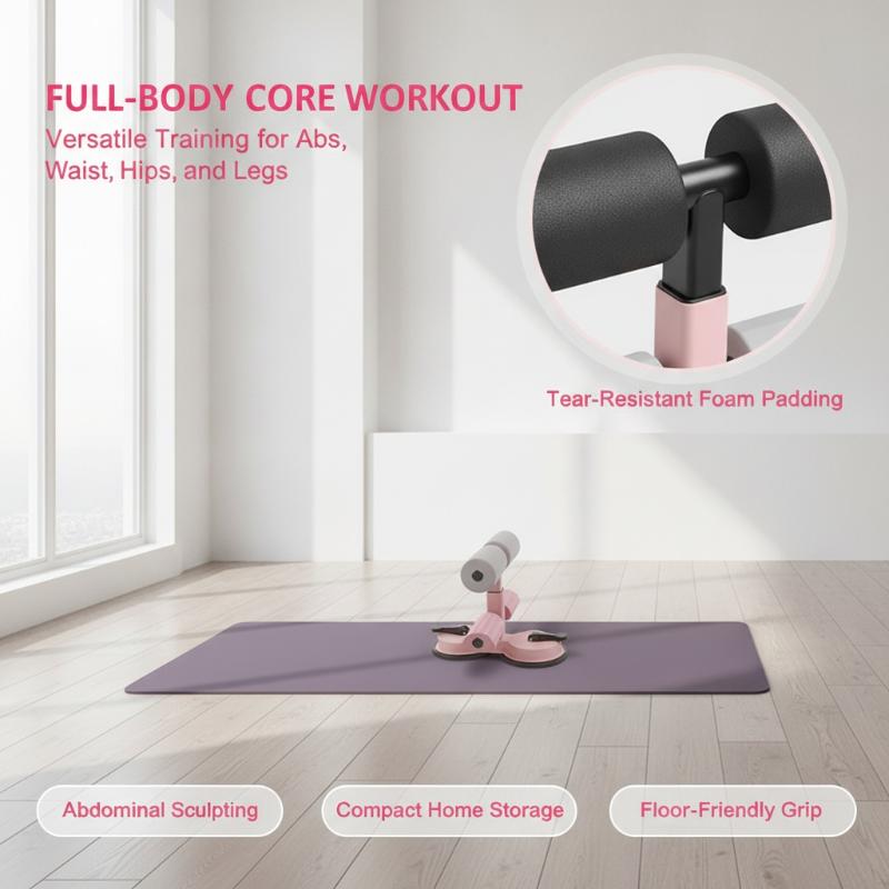 Sit Ups Assistant Double Suction Sit Up Bar Multifunctional Abdominal Training Equipment for Home Gym Body Shaping