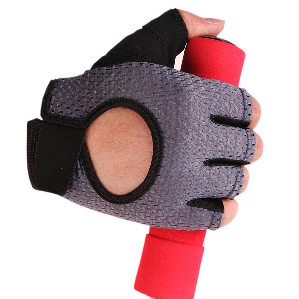 Spring and Summer Thin Breathable Yoga Non Slip Half Finger Gloves for Men and Women Equipment Fitness Exercise Sports Bicycle Gloves