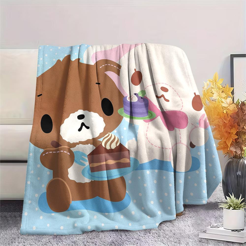 Honey Bonnie Druck Flanelldecke, Hohe Qualität, Bequem für alle Jahreszeiten, Heimdekoration, Wärme und Komfort