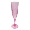 Plastic Champagne Flutes Transparent Wine Glasses Shatterproof Reusable Wine Goblets Elegant Drinkware
