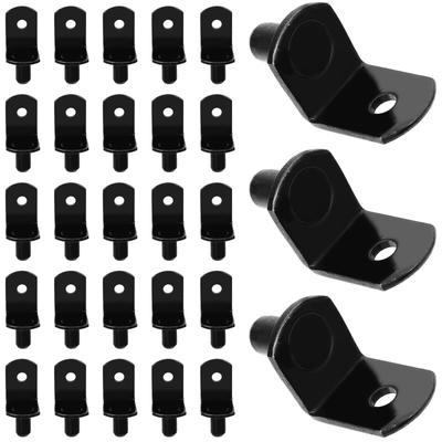 40Pcs Cupboard Support Pin High Grade Steel Durable Lshaped Design for Shelves Cabinets Furniture Stable and Practical Use
