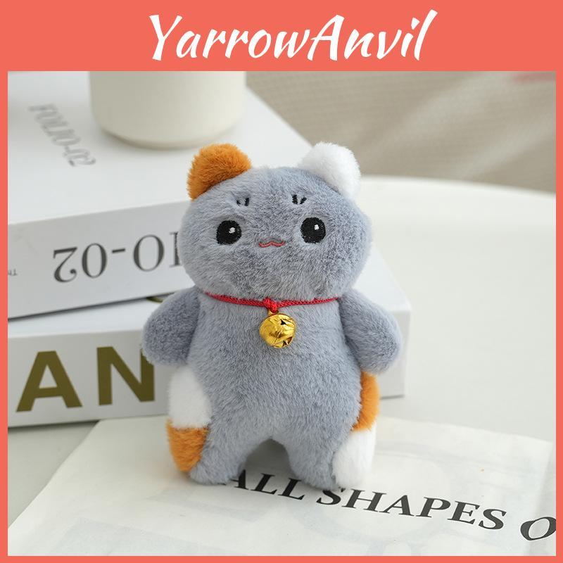 Chaveiro de Gato Fofo Macio Sino Acessório Kawaii Decoração de Bolsa Brinquedo Infantil