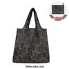 Medium Foldable 210D Oxford Cloth Shopping Bag, Convertible to Shoulder or Handbag, Ideal for Groceries and Camping