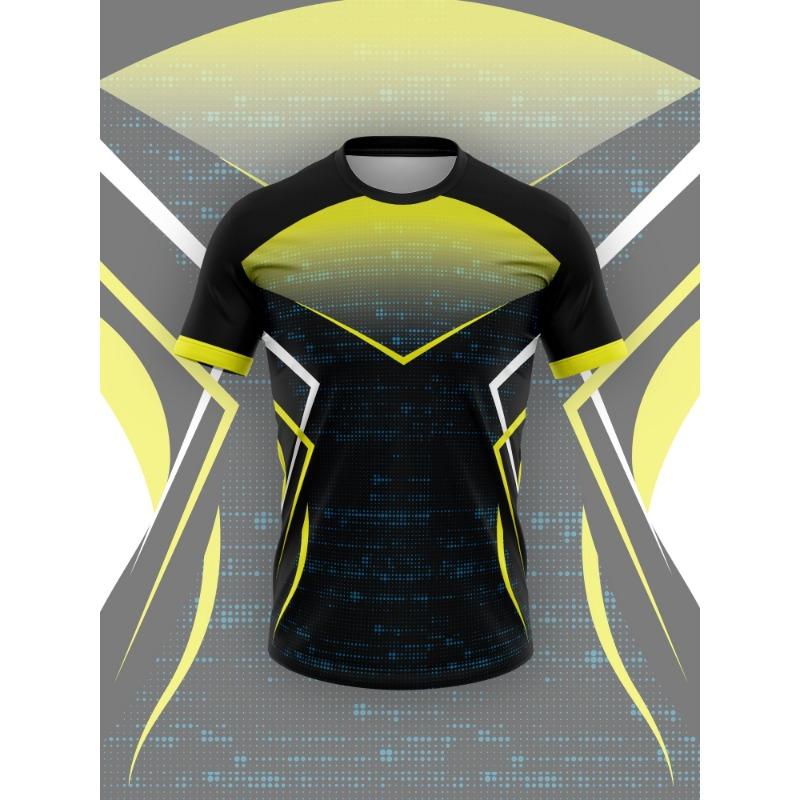 

Geometric creative sports T-shirt S