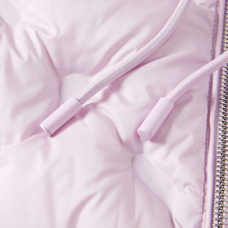 JUZUI Women's Hooded White Duck Down Vest