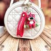 Strawberry Bear Creative Cartoon Keychain Doll Exquisite Female Couple Schoolbag Pendant Car Bag Pendant Keychain