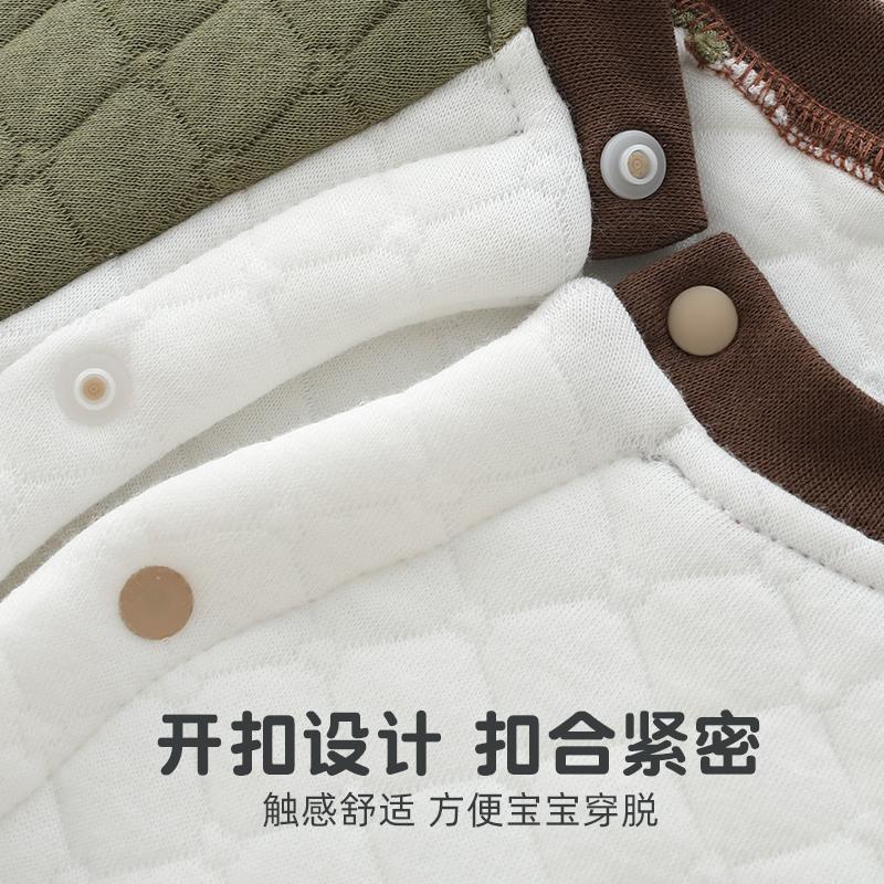 Baby Cotton Padded Jumpsuit for Autumn/Winter