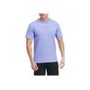 Puma Solid Color Minimalist Letter Casual Short Sleeve T-Shirt Unisex Tops Purple 535792-23