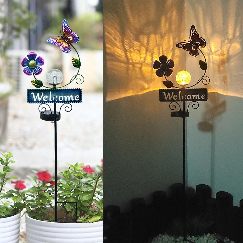 Solar Iron Animal Garden Ornaments