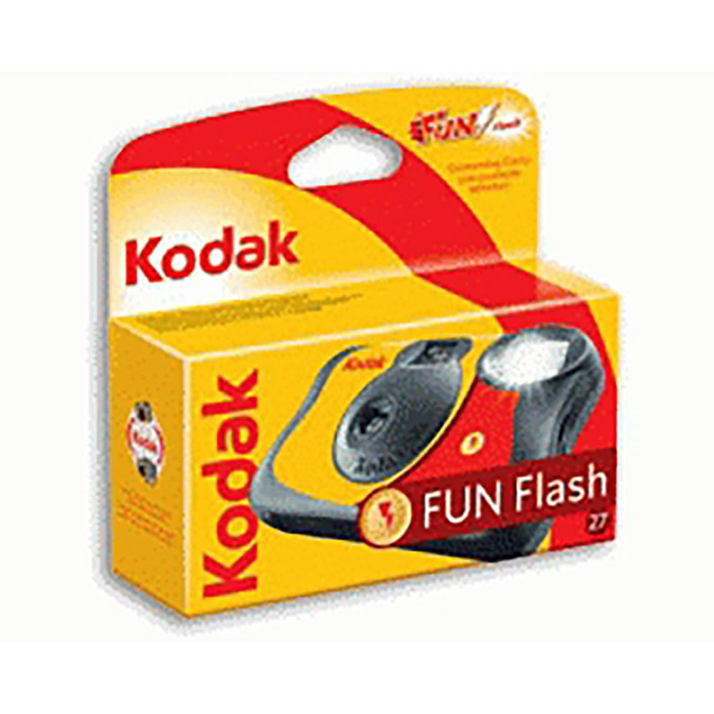 Kodak 3920949 Fun Saver Single Use Camera with Flash (Yellow/Red) by Kodak