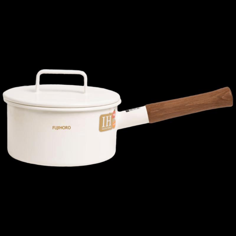 Fujihoro Enamel Single Handle Milk Pot