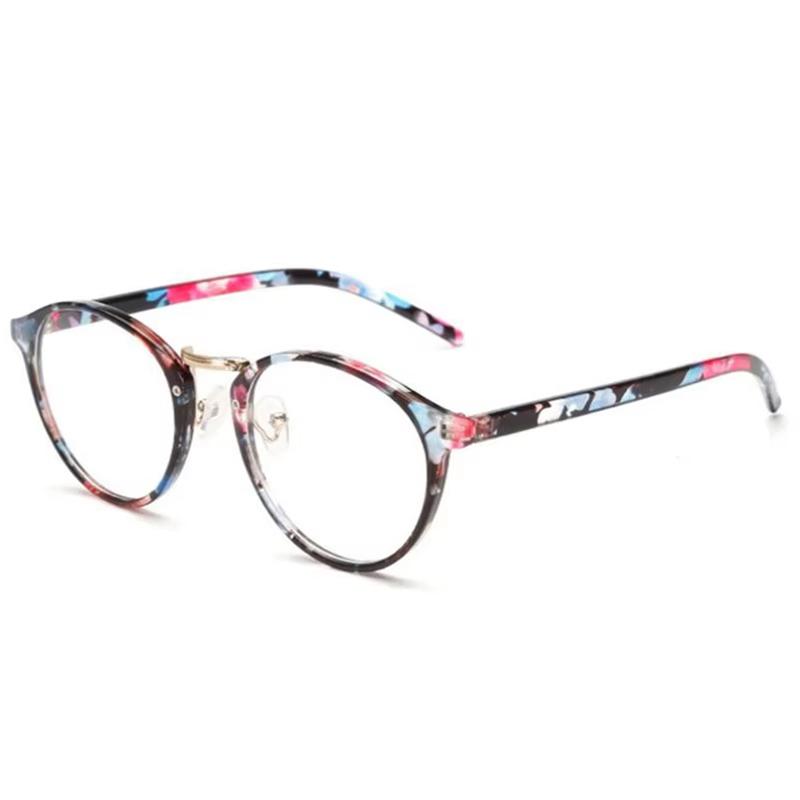 High Quality Leopard Frame Round Prescription Glasses Women Men Anti Blue Rays/Photochromic/Nearsighted/Farsighted/Bifocal Optical Eyeglasses