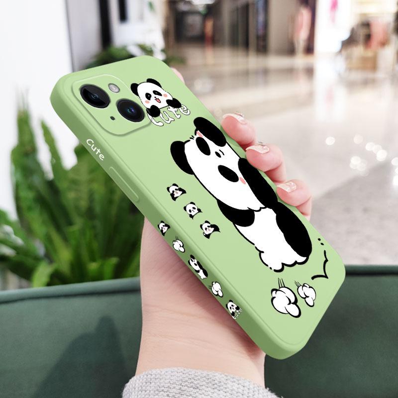 

Чехол для телефона «Спящая панда» для iPhone 16 15 14 13 12 11 X XR XS Plus Pro Max Mini Силиконовый чехол iPhone 15