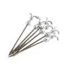 Stainless Steel Fruit Fork Set with Unique Holder Rabbit Dessert Forks Cake Forks Perfect for Home Dining and Parties