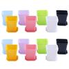 Mini Basin Square Flower Pot with Tray Succulent Plant Trays Colorful Planters Grow Pot Home Office Garden Decoration TMZ