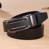 Business Belt Men's Sense First Layer Cowhide Belt Men's Fashion Trendy Men's Automatic Buckle Belt