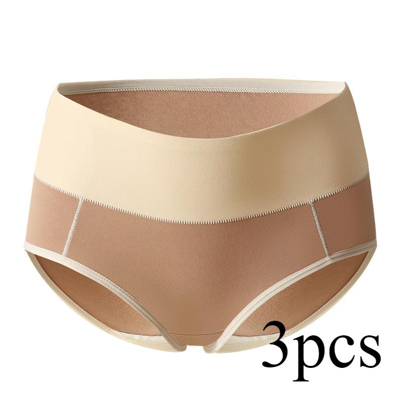Underwear Women's Lingerie High Waisted Pure Knickers Cotton Plus Size All Cotton Seamless Shorts Panties