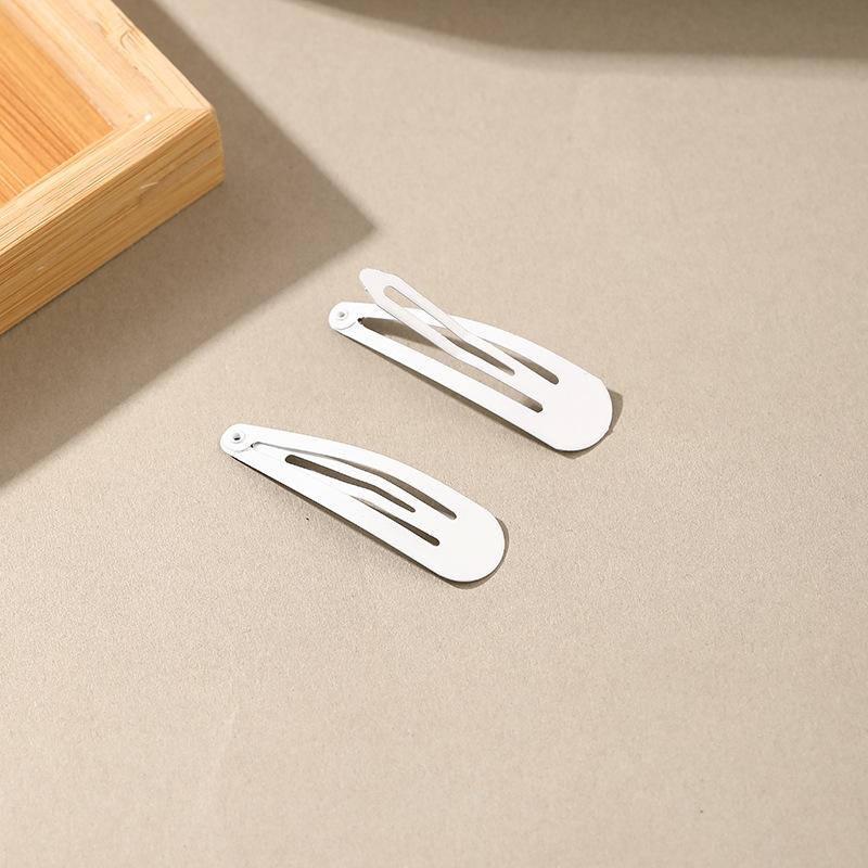 

Простые и легкие заколки-невидимки, милые заколки для челки, головные уборы, заколки для волос и заколки для секущихся волос 1pc белый