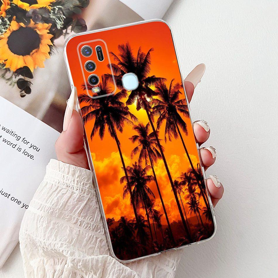 For Vivo Y50 Y30 Y30i 1935 1938 Cool Dragon Tiger Painted Phone Case For Vivo Y30 Y30i Y50 Soft Silicone TPU Cases