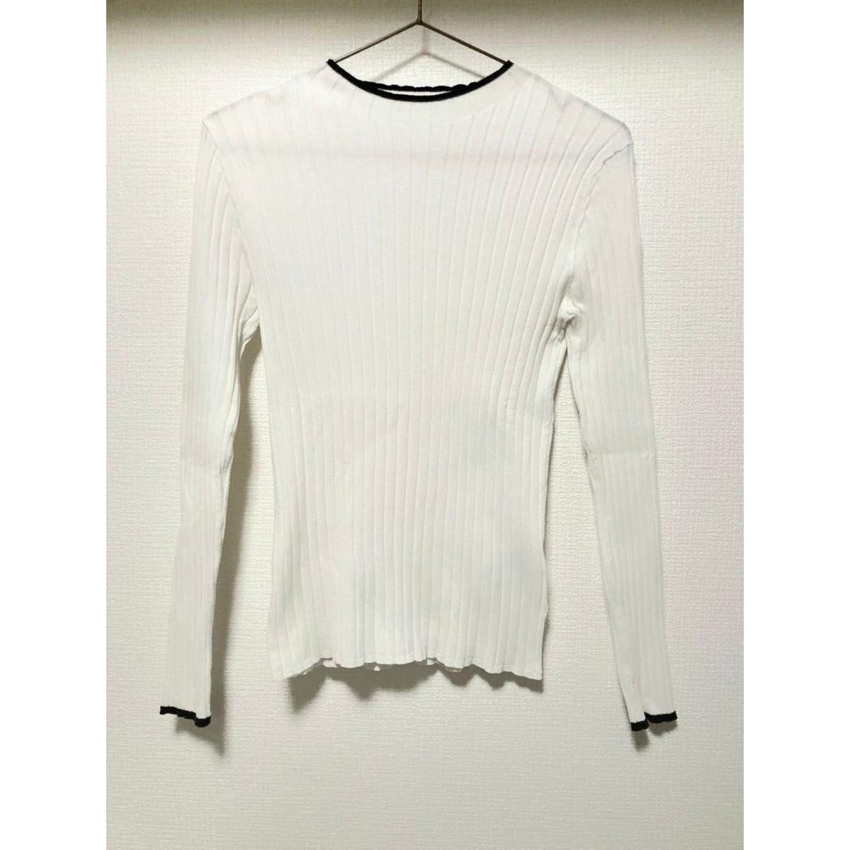 ROPE  PICNIC color scheme bottle neck rib knit