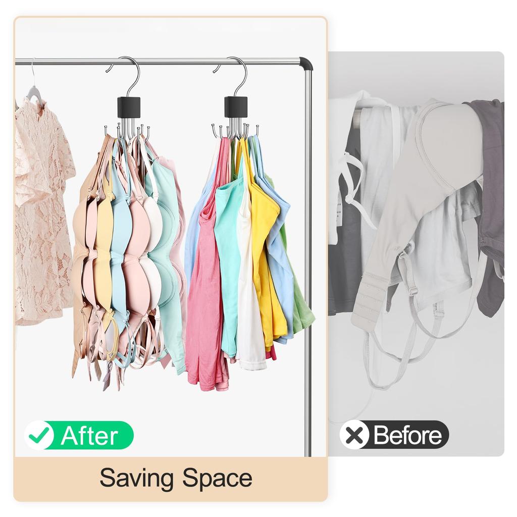 Tank Top Hanger Bra Hangers for Closet Organizer Storage Capacity Space Saving Bra Organizer Closet Organizers and Storage