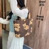 Trendy Plush Vintage Teddy Bear Bag Soft And Cozy Handbag Perfect For Daily Casual Outfit Pairing