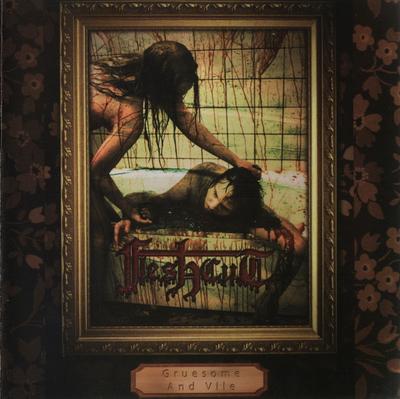 CD FLESHCUT - Gruesome And Vile GORE013 Goregeous Produ 2009 Sweden Rock Used
