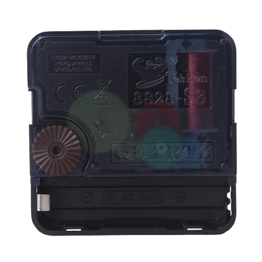 DIY Quartz Wall Clock Movement Mechanism with Hands Long Shaft Silent Kit Battery Operated Repair Parts