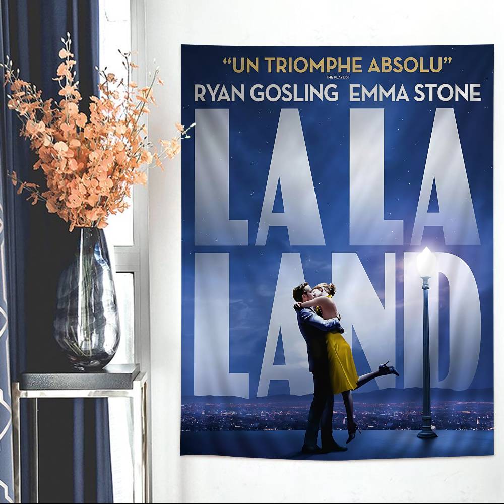 La La Land Music Classic Movie DIY Wall Tapestry Hanging Tarot Hippie Wall Rugs Dorm INS Home Decor