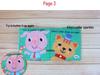 Multifunctional Tear-Proof Cloth Book: Educational Baby Rattle & Enlightenment Toy