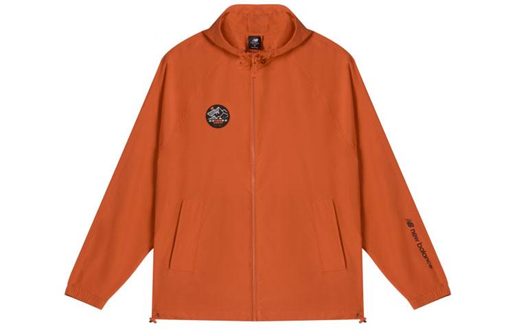 

New Balance Jackets Men s Orange Hooded Moderate Other AMJ12353-CPU M